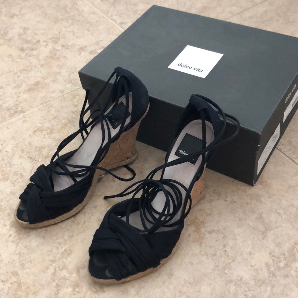 Dolce Vita Black Espadrilles